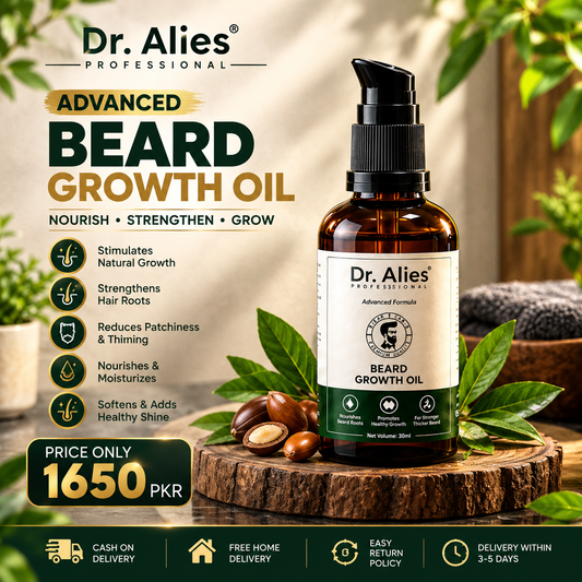 Dr. Alies Professional Advanced Beard Growth Oil for Men
